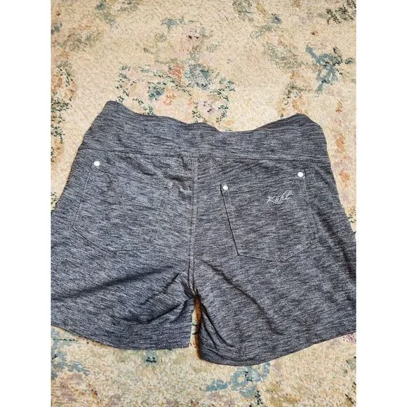 Kuhl Womens 4 Gray Nylon Polyester Blend Drawstring Hiking Shorts 4" Inseam - Picture 4 of 4